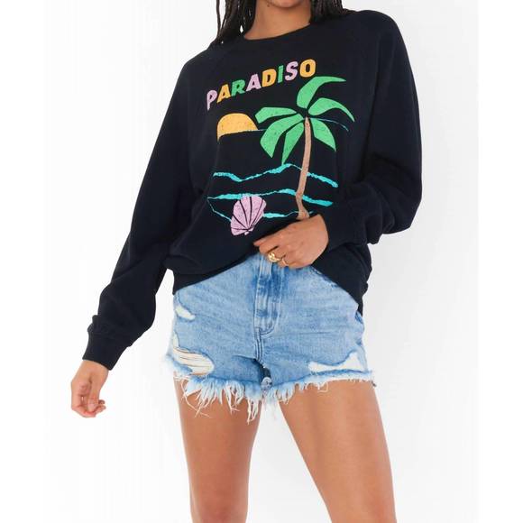 Show Me Your MuMu | Tops | New Show Me Your Mumu Simon Pullover In Paradiso Graphic Knit | Poshmark